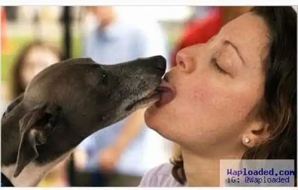 Woman contracts blood poisoning after dog licked her face